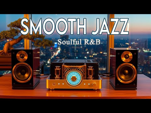 Midnight City Soul Lounge 🎧🌃 90s R&B Jazz for Deep Focus & Elegant Urban Calm