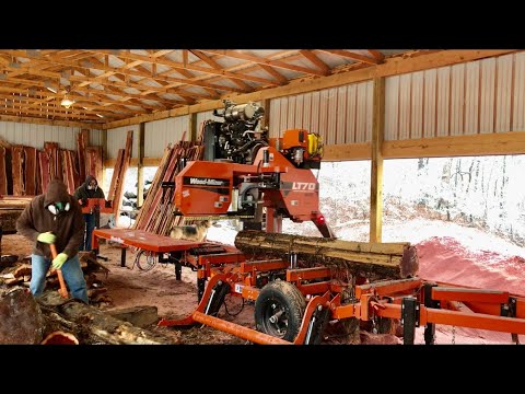 4 Minutes per log on Woodmizer Lt70