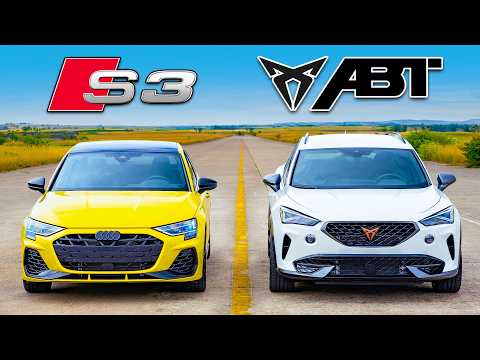 New Audi S3 v Tuned ABT Cupra: DRAG RACE
