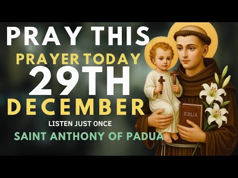 🙏URGENT MIRACLE PRAYER TO SAINT ANTHONY OF PADUA FOR DIVINE HELP AND IN IMPOSSIBLE CASES  