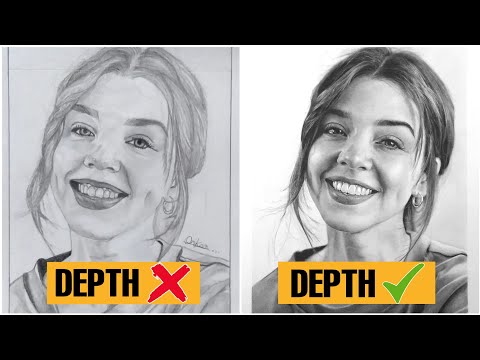 How to create DEPTH in your Drawings - Fix this to make your drawing Realistic