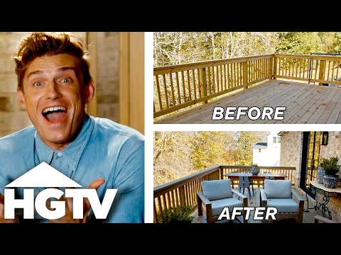 PERFECT Outdoor Area Remodel Challenge | Rock The Block | HGTV