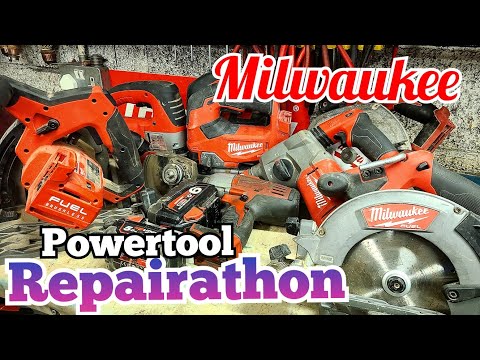 Another Milwaukee power tool Repairathon video, what can be fixed??