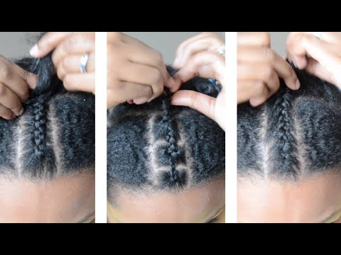 3 # TRESSES PLAQUÉES / TRESSES COLLÉES / WAY TO CORNROW