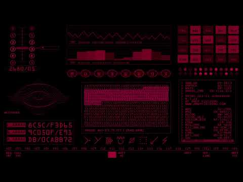 Andy Fielding - Retro SciFi Screensaver Red - 1080p, 12 Hours