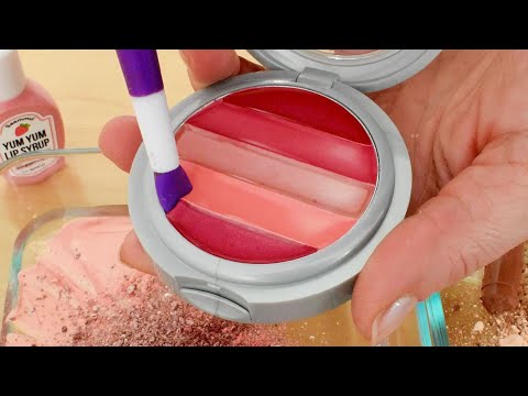 31 Satisfying Soft Makeup Cuts into Slime ASMR