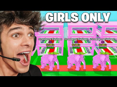 I Snuck Into GIRLS ONLY SERVER In Steal A Brainrot!
