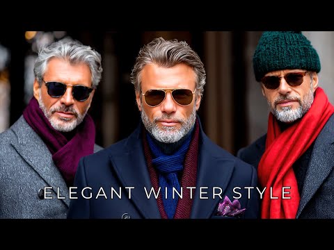 Best Winter Fashion Colors for Men Over 40 | Elegant Style, Luxury & Confidence Boost