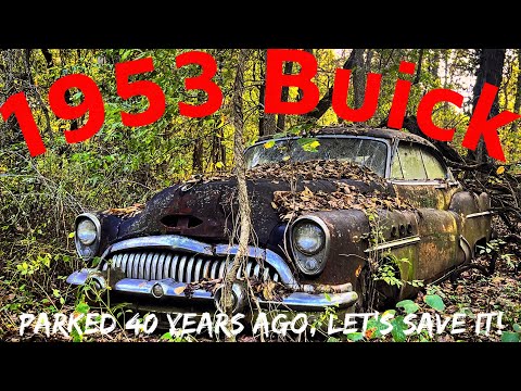 LETS SAVE THIS FORGOTTEN BUICK SUPER- PARKED 40 YEARS AGO!