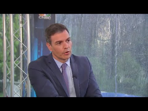 Watch CNBC's full interview with Spain's PM Pedro Sanchez from Davos