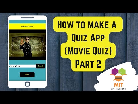 How to make Quiz App in MIT App Inventor (Part 2)| Movie Quiz App |lists in MIT App Inventor