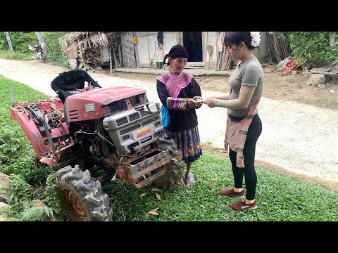 TRACTOR RESTART, SHIBAURA, OIL INJECTOR REPAIR, P155F