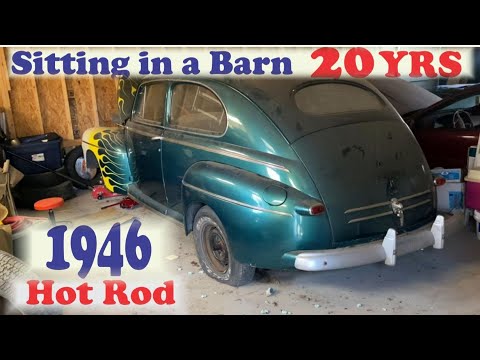 Will it run? 1946 Ford flathead V8 hot rod sitting 20 years!