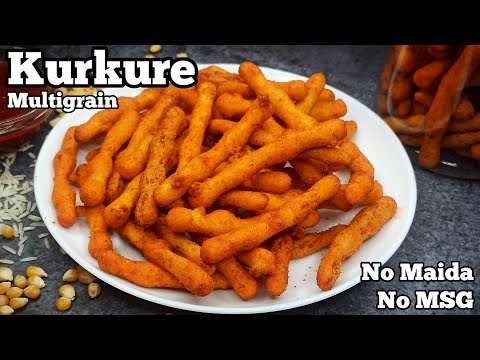 How to Make KURKURE at Home | Homemade Multigrain Kurkure Recipe