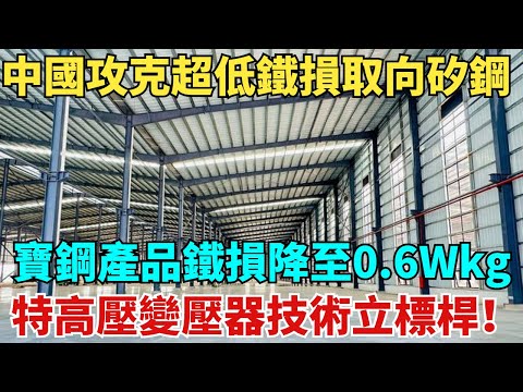 中國攻克超低鐵損取向矽鋼！寶鋼產品鐵損降至0.60Wkg，特高壓變壓器技術再立標桿【天工築夢】#大國工程#工程#基建#技术#钢铁