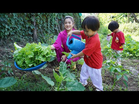 Sreypov Life Show: Harvesting and cooking healthy food for childrens - Homestyle cooking