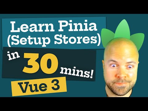 Learn Pinia Setup Stores in 30 MINUTES! (Vue JS 3)
