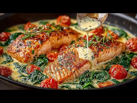 Healthy and delicious! A quick and easy way to cook salmon in a delicious sauce!