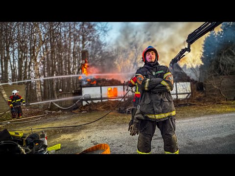 Jeg slukker en brand for første gang