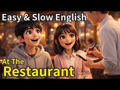 Tips for Eating at Restaurants Abroad🍽️｜Slow & Easy English Conversation
