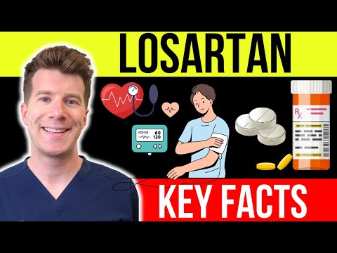 LOSARTAN  [Cozaar/Lozol] | Uses, Common Doses, Side Effects & more [Educational video]