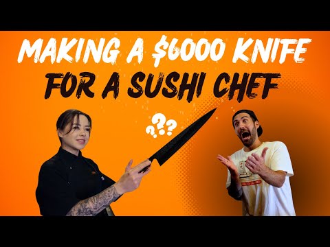 I made a $6000 Sushi Knife for a Chef