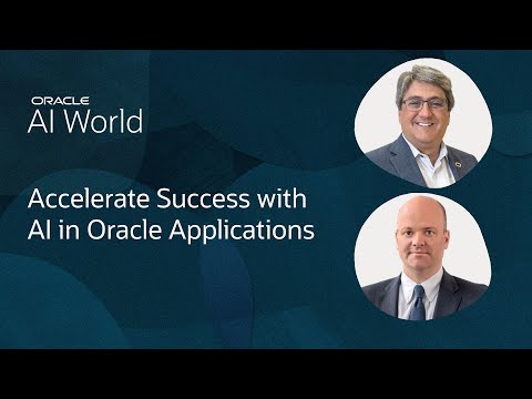 Steve Miranda Keynote on Accelerating Success with AI in Oracle Applications: Oracle AI World 2025