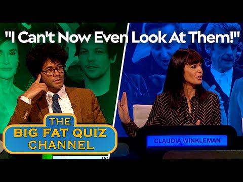 Claudia Winkleman Blushes At Richard's "Get Involved Structurally" Line | Big Fat Quiz