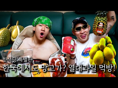 한국에서도 망고가? 열대과일 먹방!
