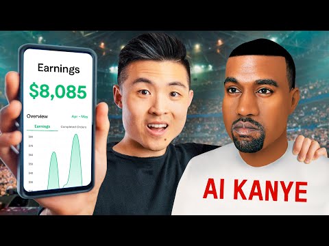 I Used AI To Rap Like Kanye West and Made $___