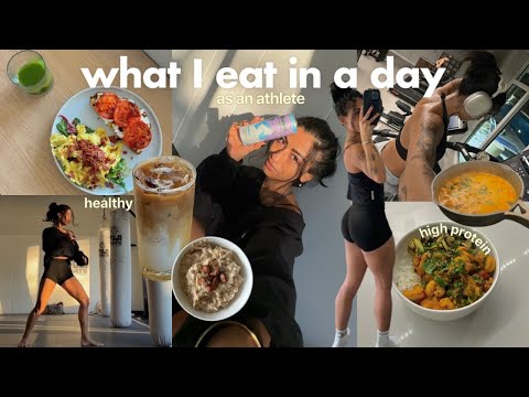 what I eat in a day *as an athlete* | realistic high protein & healthy meals