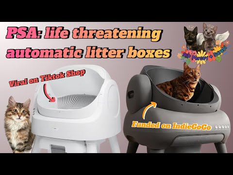 PSA: Popular “Open Top” Automatic Litter Box is a Safety Hazard