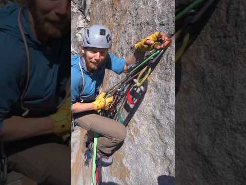 Rock climbing Gear TESTED… 3,000ft up! 😳  #climbing #shorts