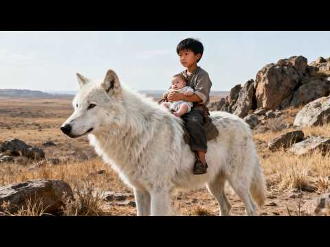 白狼進村叼走剛出生的嬰兒，生死一綫之時，六歲男孩救下女嬰！