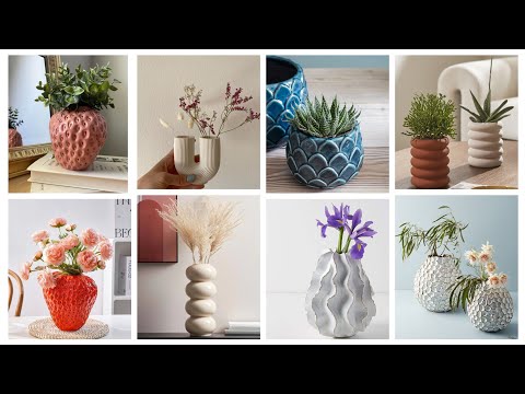 ✨️مزهريات 2024🍓⚘️ فقط بإعادة التدوير ♻️ افكار عصرية و راقية #flowerpot #flowerpot_diy #flower_vase