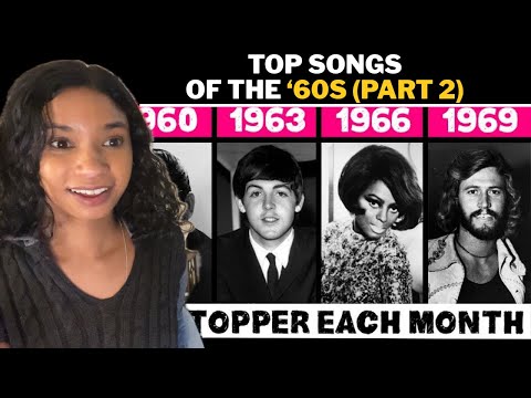 2nd Most Popular '60s SONGS |  Music from each month in the '60s