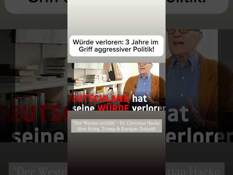 Würde verloren: 3 Jahre im Griff aggressiver Politik