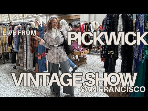 LIVE: Vintage Shopping in San Francisco! Pickwick Vintage Market Finds + Thrift With Me
