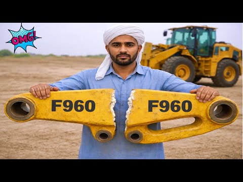 This Caterpillar Loader Boom Was Snapped in Half — Pakistani Experts Fixed It Perfectly