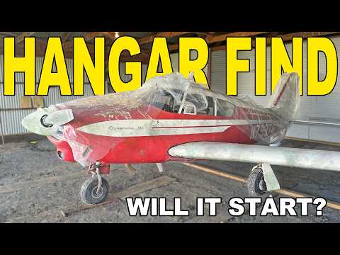 WILL OUR HANGAR FIND START ? SITTING YEARS IN THE DIRT.