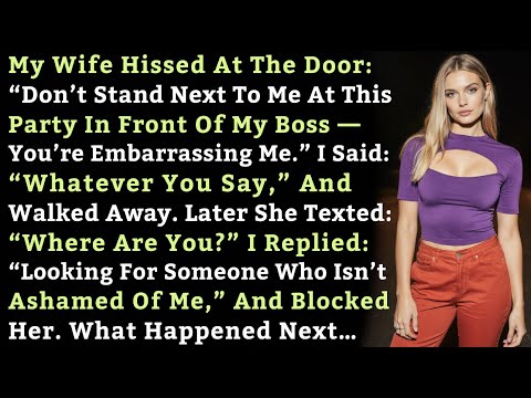 My Wife Hissed At The Door: “Don’t Stand Next To Me At This Party In Front Of My Boss...