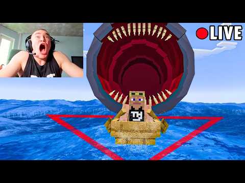 I Trolled a Streamer in the BERMUDA TRIANGLE in Minecraft