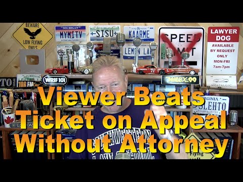 Viewer Beats Ticket on Appeal Without Attorney