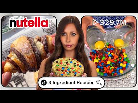 I Tested TikTok's Most VIRAL 3-Ingredient Dessert Recipes