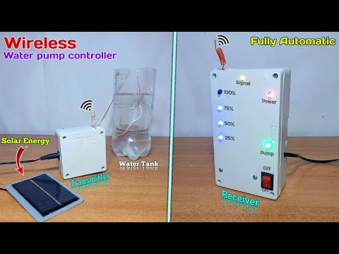 How to Make Wireless Water Pump Controller | Fully Automatic Water Level Controller With Indicator
