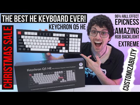 2024's Best Value Premium Magnetic Keyboard! - Keychron Q5 HE Review & Test (Metal & 96% HE Layout)