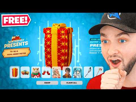 *ALL* Winterfest 2025 Presents OPENED! (Fortnite Chapter 7)