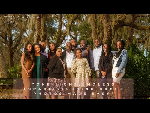 One-Light Wonder: Perfect Group Photography Simplified!