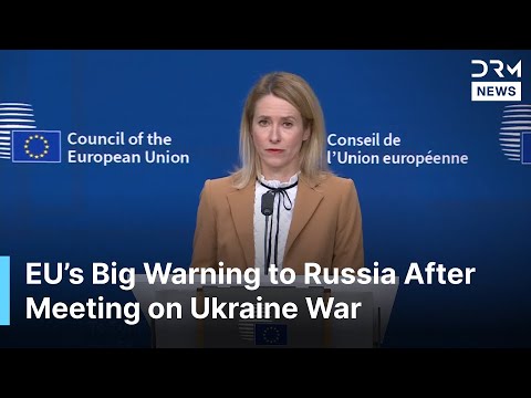 FULL PRESSER: EU's Kaja Kallas Issues Stark Warning to Russia After Defence Ministers Meeting | AC1G