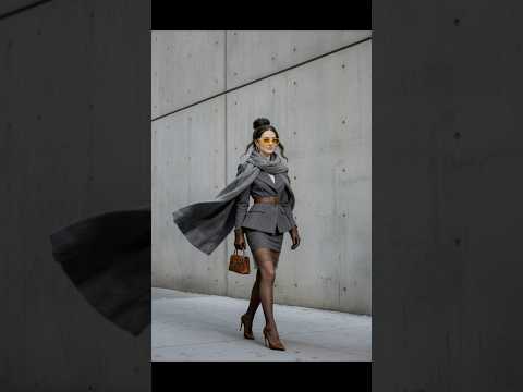 Winter chic looks #fashion #winterfashion #fashiontrends #streetstyle #shorts #nyc #explore #ootd